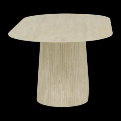 Eettafels|Ygo Eettafel KINGSTON Ovaal 200x100 Travertin Steen