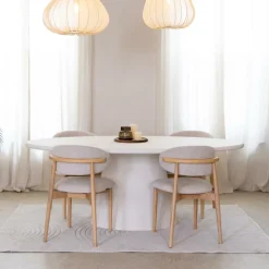 Eettafels|Ygo Eettafel KYTHIRA Ovaal 240x120 Microcement