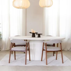 Eettafels|Ygo Eettafel KYTHIRA Ovaal 240x120 Microcement