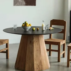 Eettafels|Ygo Eettafel LARISA Recycled Pine Ø120