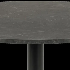 Eettafels|Ygo Eettafel LUTOR Marble Black Ø110