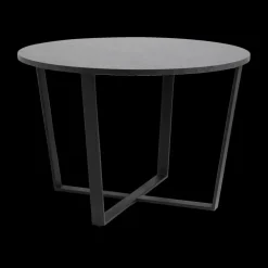 Eettafels|Ygo Eettafel MAITE Marble Black Ø110cm