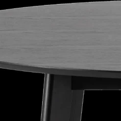 Eettafels|Ygo Eettafel MARIS Zwart Eikfineer Ø140cm