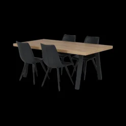 Eettafels|Ygo Eettafel met A-poot ABBEY Scarlet Oak 170x100