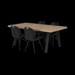 Eettafels|Ygo Eettafel met A-poot ABBEY Scarlet Oak 170x100