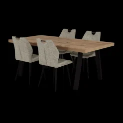 Eettafels|Ygo Eettafel met A-poot ABBEY Tropix 200x100