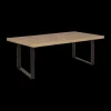 Eettafels|Ygo Eettafel met U-poot ABBEY Scarlet Oak 200x100