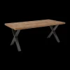 Eettafels|Ygo Eettafel met X-poot ABBEY Tropix 200x100