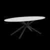 Eettafels|Ygo Eettafel MONET Ovaal Keramiek Wit 240x120