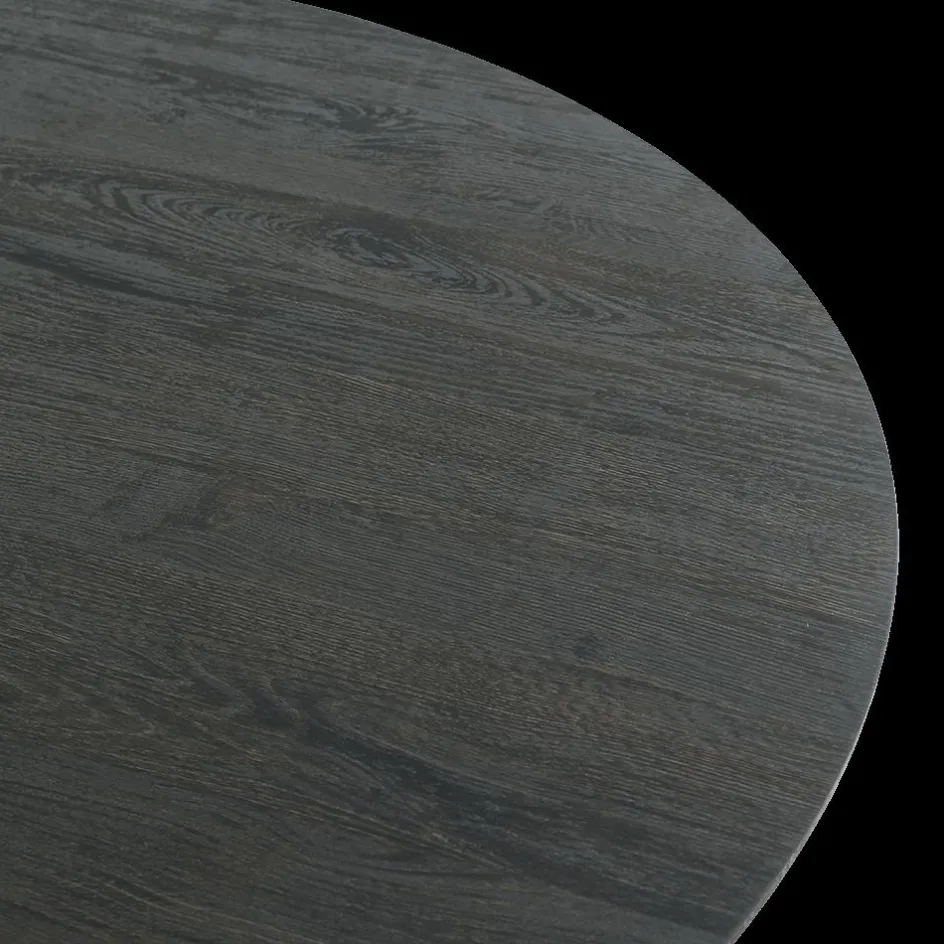 Eettafels|Ygo Eettafel PORTO Decor Donkerbruin Ø120