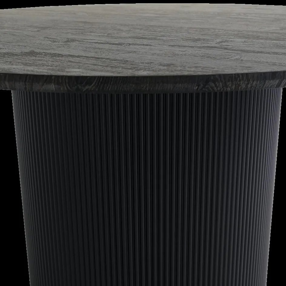 Eettafels|Ygo Eettafel PORTO Decor Donkerbruin Ø120