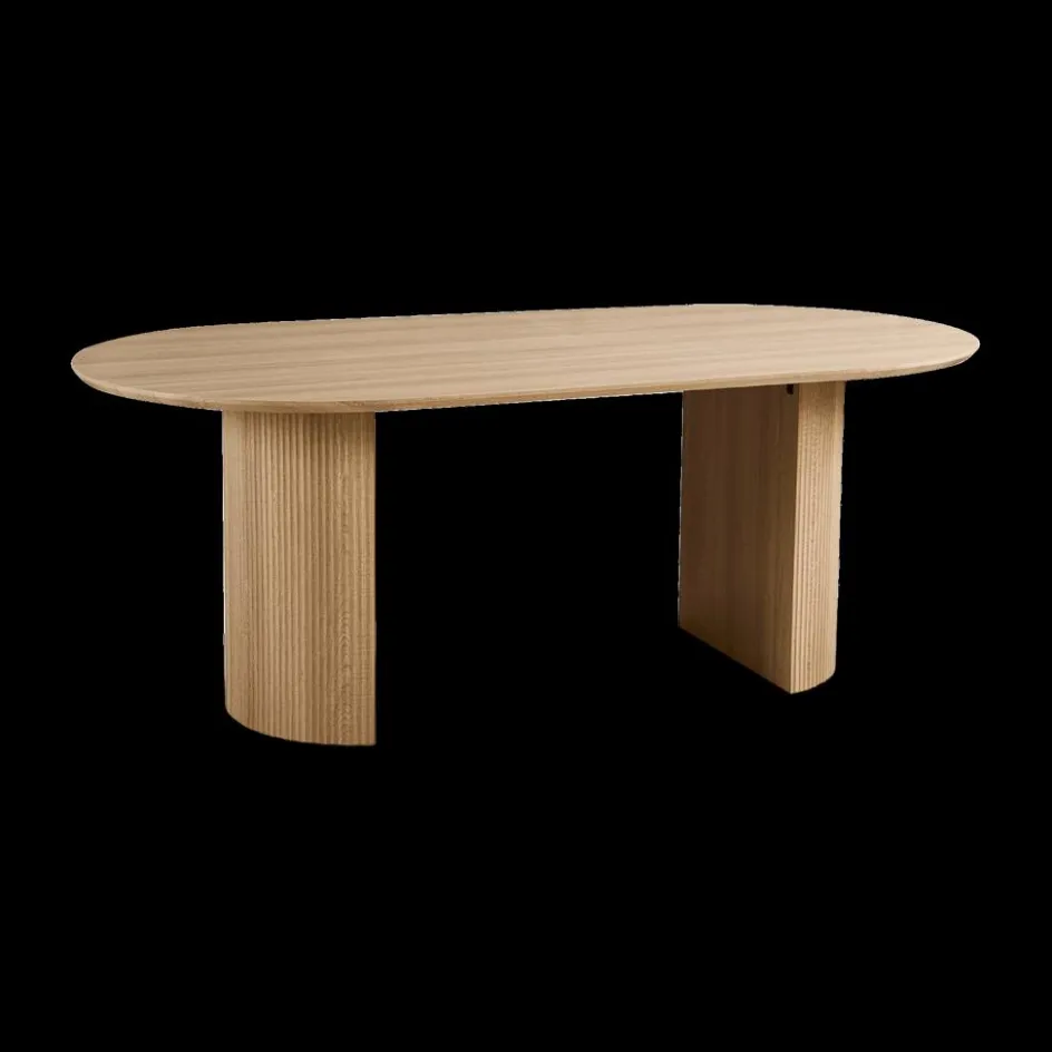 Eettafels|Ygo Eettafel PORTO 200x100 Decor Eik Naturel