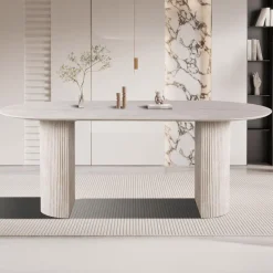 Eettafels|Ygo Eettafel PORTO 200x100 Travertijnlook