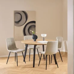 Eettafels|Ygo Eettafel TARIK Ø120 Decor Eik