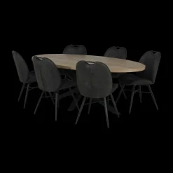 Eettafels|Ygo Eettafel Verlengbaar BRODI Natur 180/238x102