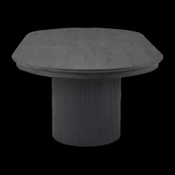 Eettafels|Ygo Eettafel verlengbaar PORTO Ovaal 180/220x110 Donkerbruin