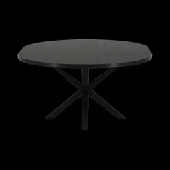 Eettafels|Ygo Eettafel Verlengbaar SILVA Noir Ø140/Ø180