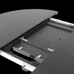 Eettafels|Ygo Eettafel Verlengbaar SILVA Noir Ø140/Ø180