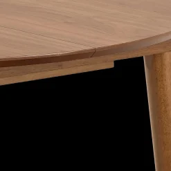 Eettafels|Ygo Eettafel Verlengbaar VEZNA Ø115/154 Walnootfineer