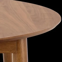 Eettafels|Ygo Eettafel Verlengbaar VEZNA Ø115/154 Walnootfineer