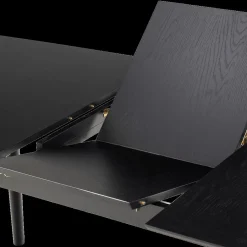 Eettafels|Ygo Eettafel Verlengbaar VEZNA 180/219 Zwart Eikfineer