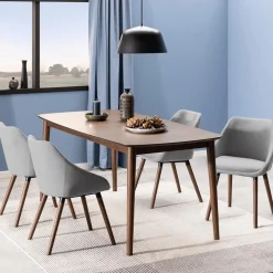 Eettafels|Ygo Eettafel Verlengbaar VEZNA 180/219 Walnootfineer