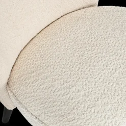 Fauteuils|Ygo Fauteuil CORKSCREW Crème Bouclé