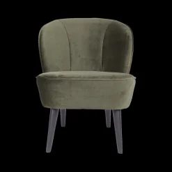 Fauteuils|Ygo Fauteuil CORKSCREW Groen Velvet