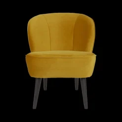 Fauteuils|Ygo Fauteuil CORKSCREW Oker Velvet