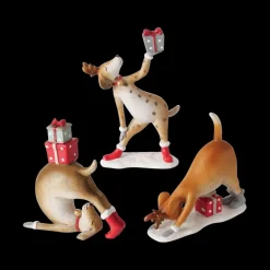 Kerst|Ygo Fig. Hond DOGGIES Poly Multi Ass.