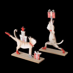 Kerst|Ygo Fig. MITZI Kat Hout Multi Ass.