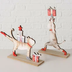 Kerst|Ygo Fig. MITZI Kat Hout Multi Ass.