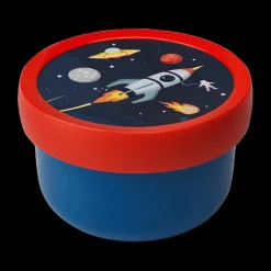 Lunchboxes & Drinkbussen|To Go|Ygo Fruitbox SPACE 300ml Blauw/Rood