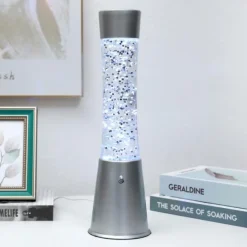 Decoratieve Accessoires|Kinderverlichting|Ygo Glitterlamp GLITS Voet Grijs