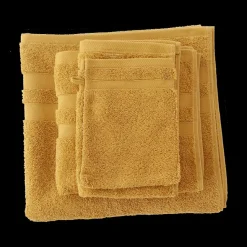 Badlinnen & -Matten|Ygo Handdoek MITTE Mustard