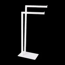 Badkameropbergers|Ygo Handdoekhouder CARZO 2-Arm Met. Wit