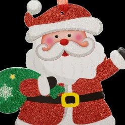 Kerst|Ygo Hanger HOHOHO Kerstman Hout