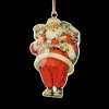 Kerst|Ygo Hanger VINTAGE SANTA Kerstman Met. Multi