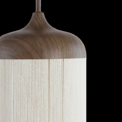 Hanglampen|Ygo Hanglamp DANIA 3Del. Bruin/Crème