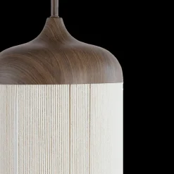 Hanglampen|Ygo Hanglamp DANIA L Bruin/Crème