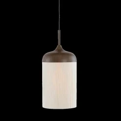 Hanglampen|Ygo Hanglamp DANIA S Bruin/Creme