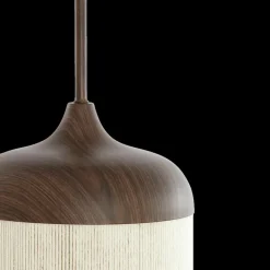 Hanglampen|Ygo Hanglamp DANIALO 3Del. Bruin/Crème