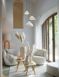 Hanglampen|Ygo Hanglamp ELIMO Mat Crème L