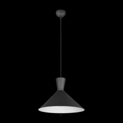 Hanglampen|Ygo Hanglamp ENZO Rnd 1Del. Zwart