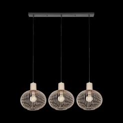 Hanglampen|Ygo Hanglamp GILA 3Del. Met. Zand