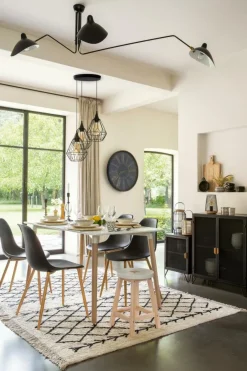 Hanglampen|Ygo Hanglamp JARAS 3Del. Met. Zwart