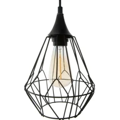 Hanglampen|Ygo Hanglamp JARAS 3Del. Met. Zwart
