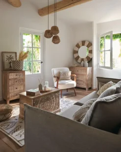 Hanglampen|Ygo Hanglamp JILYS Rond 3Del. Naturel