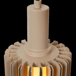 Hanglampen|Ygo Hanglamp LAMBRES 1Del. Taupe