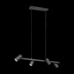 Hanglampen|Ygo Hanglamp MARLEY 4-Delig Metaal Zwart